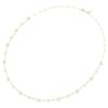 Imber Strandage, taille ronde, blanc, plaqué or