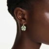 Lot de boucles d’oreilles pendantes Idyllia (3), coccinelle, trèfle, fraise, multicolores, plaqué or Lot de boucles d’oreilles pendantes Idyllia (3), coccinelle, trèfle, fraise, multicolores, plaqué or