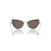 Lunettes de soleil à clipser 2 en 1, modèle tendance, forme œil-de-chat, Sk7011, blanc