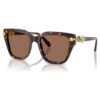 Lunettes de soleil de forme carrée, marron Lunettes de soleil de forme carrée, marron