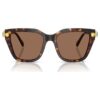 Lunettes de soleil de forme carrée, marron Lunettes de soleil de forme carrée, marron