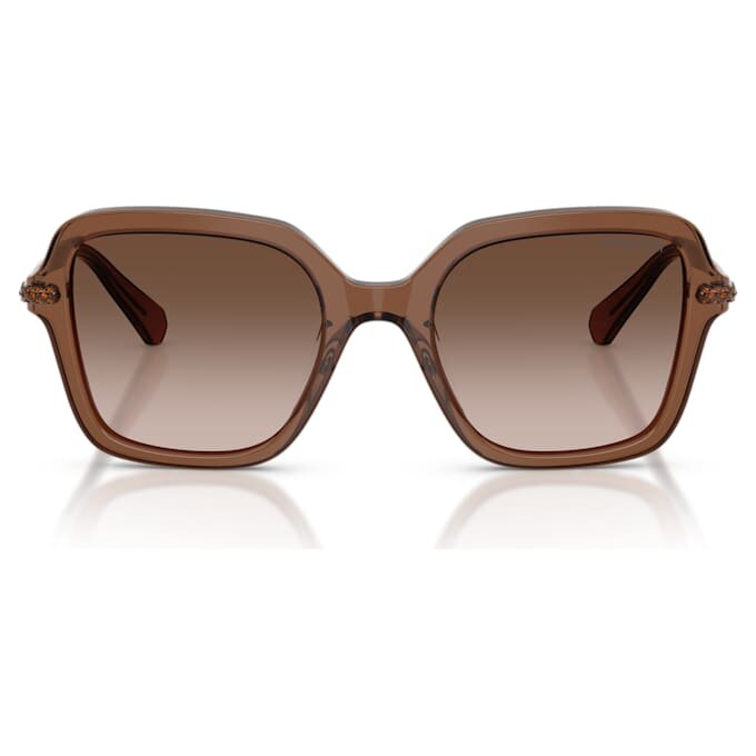 Lunettes de soleil de forme carrée, marron Lunettes de soleil de forme carrée, marron