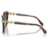 Lunettes de soleil de forme carrée, marron Lunettes de soleil de forme carrée, marron