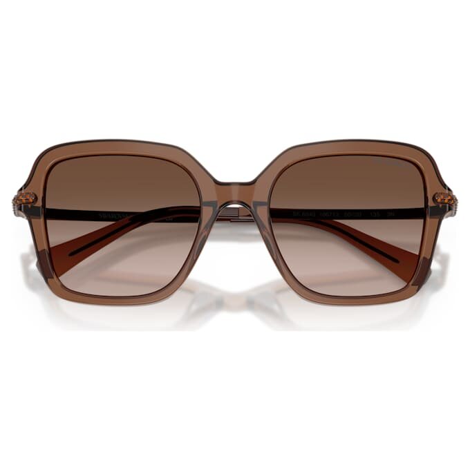 Lunettes de soleil de forme carrée, marron Lunettes de soleil de forme carrée, marron