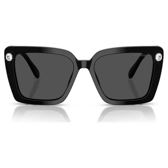 Lunettes de soleil de forme carrée, Sk6032, noires Lunettes de soleil de forme carrée, Sk6032, noires