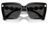 Lunettes de soleil de forme carrée, Sk6032, noires Lunettes de soleil de forme carrée, Sk6032, noires