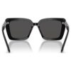 Lunettes de soleil de forme carrée, Sk6032, noires Lunettes de soleil de forme carrée, Sk6032, noires