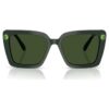 Lunettes de soleil de forme carrée, Sk6032, vertes Lunettes de soleil de forme carrée, Sk6032, vertes