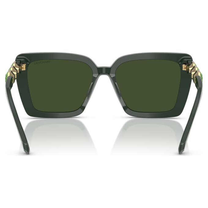 Lunettes de soleil de forme carrée, Sk6032, vertes Lunettes de soleil de forme carrée, Sk6032, vertes