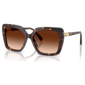 Lunettes de soleil de forme carrée, Sk6049, marron