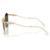 Lunettes de soleil de forme carrée, Sk7040, dorées Lunettes de soleil de forme carrée, Sk7040, dorées