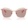 Lunettes de soleil de forme carrée, Sk7040, rose Lunettes de soleil de forme carrée, Sk7040, rose