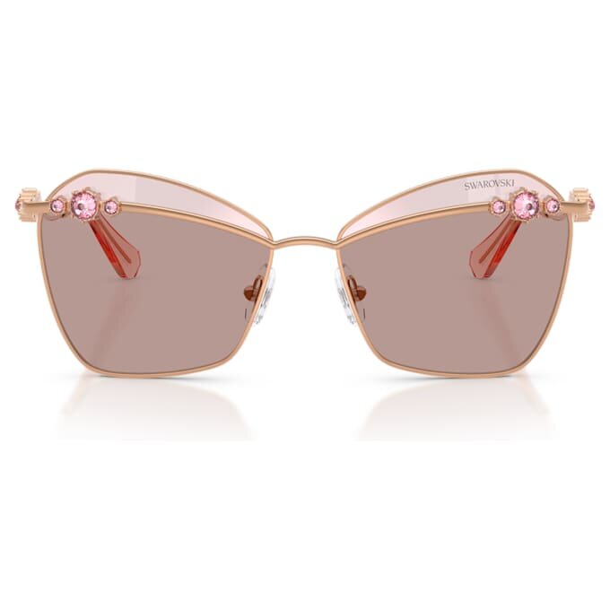 Lunettes de soleil de forme carrée, Sk7040, rose Lunettes de soleil de forme carrée, Sk7040, rose