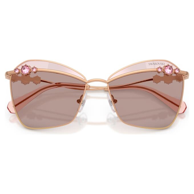 Lunettes de soleil de forme carrée, Sk7040, rose Lunettes de soleil de forme carrée, Sk7040, rose