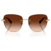 Lunettes de soleil de forme carrée, Sk7043, marron Lunettes de soleil de forme carrée, Sk7043, marron