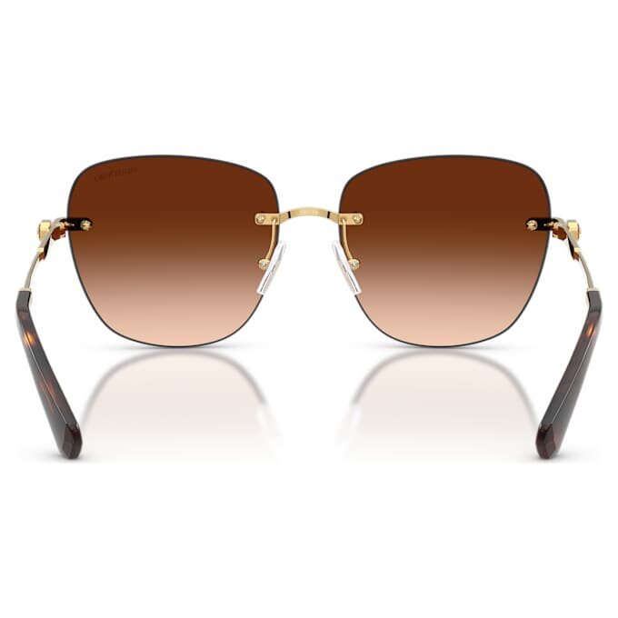 Lunettes de soleil de forme carrée, Sk7043, marron Lunettes de soleil de forme carrée, Sk7043, marron