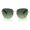 Lunettes de soleil de forme carrée, Sk7043, vertes Lunettes de soleil de forme carrée, Sk7043, vertes
