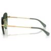 Lunettes de soleil de forme carrée, Sk7043, vertes Lunettes de soleil de forme carrée, Sk7043, vertes