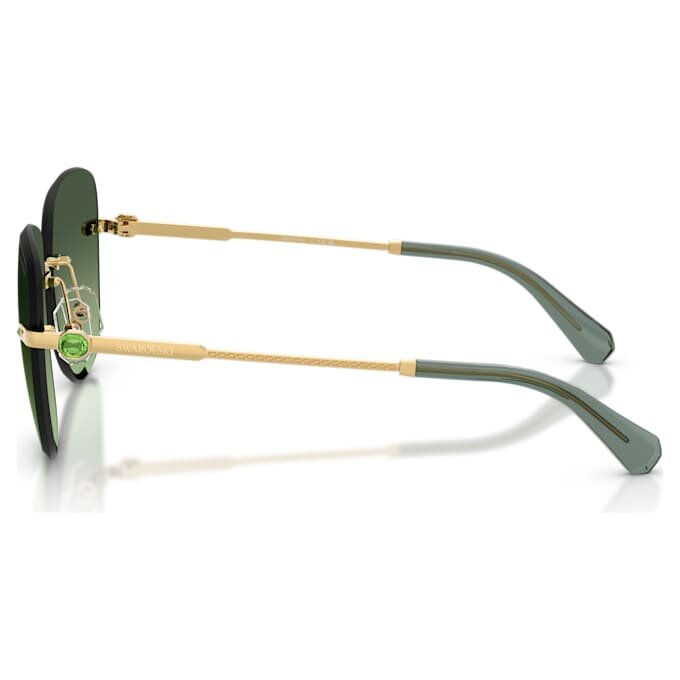 Lunettes de soleil de forme carrée, Sk7043, vertes Lunettes de soleil de forme carrée, Sk7043, vertes