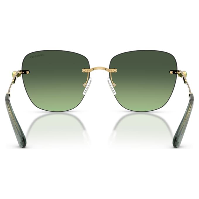 Lunettes de soleil de forme carrée, Sk7043, vertes Lunettes de soleil de forme carrée, Sk7043, vertes