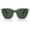 Lunettes de soleil de forme carrée, vertes Lunettes de soleil de forme carrée, vertes