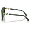 Lunettes de soleil de forme carrée, vertes Lunettes de soleil de forme carrée, vertes