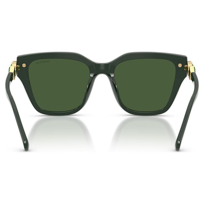 Lunettes de soleil de forme carrée, vertes Lunettes de soleil de forme carrée, vertes