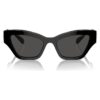 Lunettes de soleil de forme « œil de chat », noires Lunettes de soleil de forme « œil de chat », noires