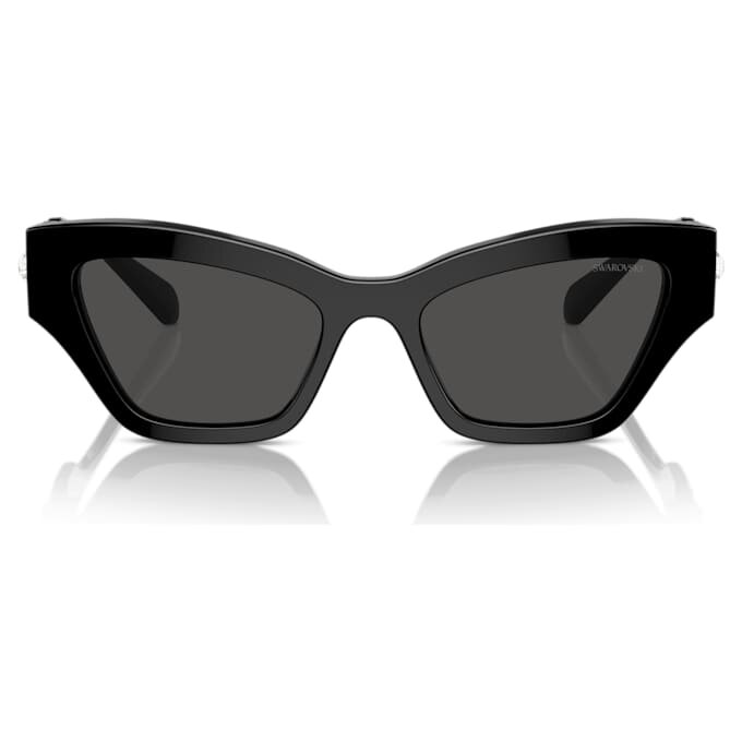 Lunettes de soleil de forme « œil de chat », noires Lunettes de soleil de forme « œil de chat », noires