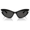 Lunettes de soleil de forme « œil de chat », Sk6038, noires Lunettes de soleil de forme « œil de chat », Sk6038, noires