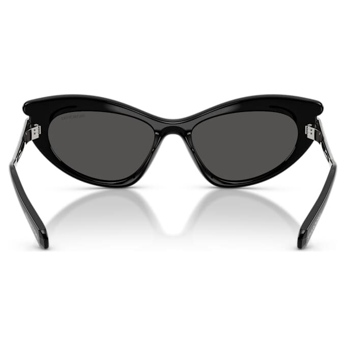 Lunettes de soleil de forme « œil de chat », Sk6038, noires Lunettes de soleil de forme « œil de chat », Sk6038, noires
