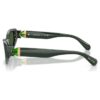 Lunettes de soleil de forme « œil de chat », Sk6045, vertes