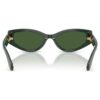 Lunettes de soleil de forme « œil de chat », Sk6045, vertes