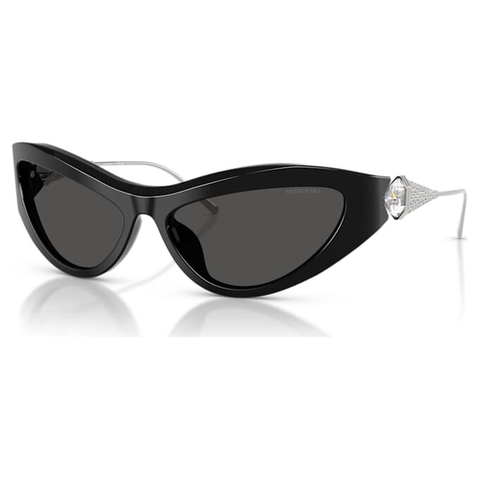 Lunettes de soleil de forme « œil de chat », SK6046, noires Lunettes de soleil de forme « œil de chat », SK6046, noires