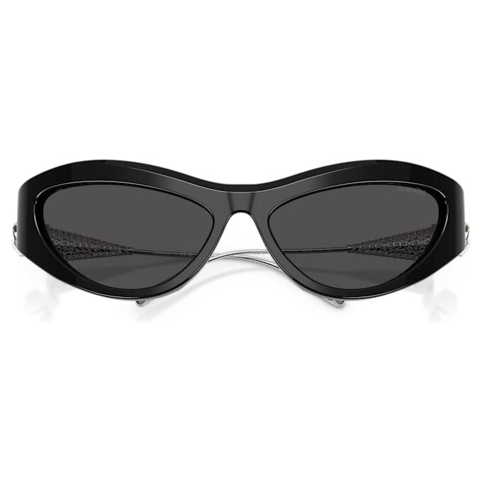 Lunettes de soleil de forme « œil de chat », SK6046, noires Lunettes de soleil de forme « œil de chat », SK6046, noires