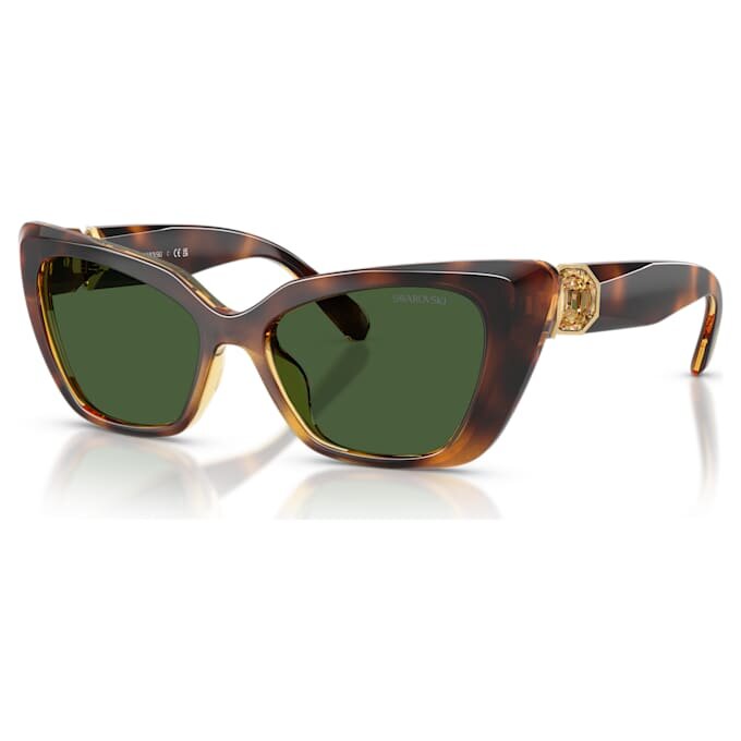 Lunettes de soleil de forme « œil de chat », Sk6047, marron clair Lunettes de soleil de forme « œil de chat », Sk6047, marron clair