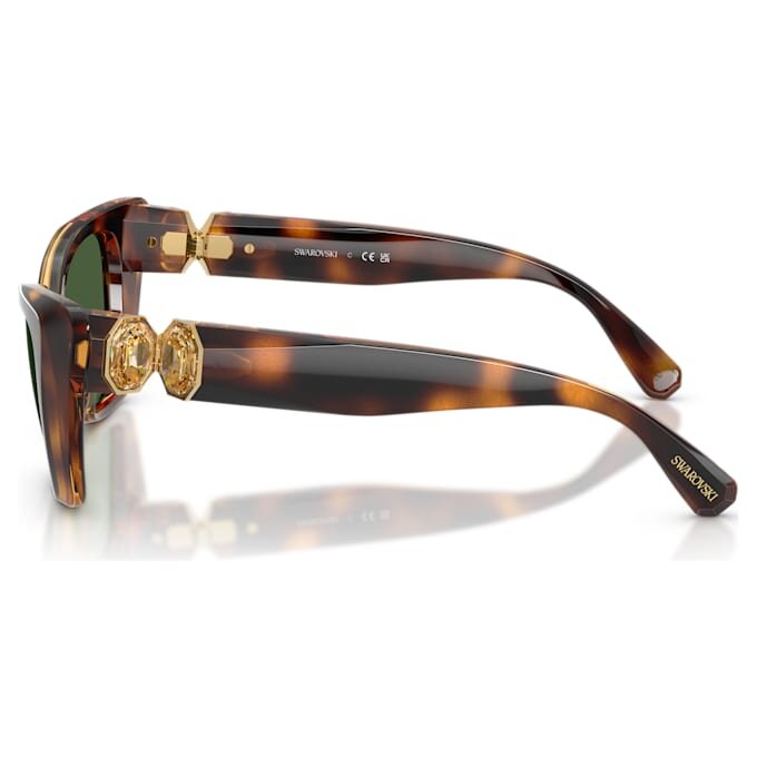 Lunettes de soleil de forme « œil de chat », Sk6047, marron clair Lunettes de soleil de forme « œil de chat », Sk6047, marron clair