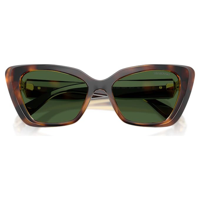 Lunettes de soleil de forme « œil de chat », Sk6047, marron clair Lunettes de soleil de forme « œil de chat », Sk6047, marron clair