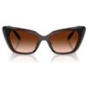 Lunettes de soleil de forme « œil de chat », Sk6047, marron foncé Lunettes de soleil de forme « œil de chat », Sk6047, marron foncé