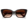Lunettes de soleil de forme « œil de chat », Sk6047, marron foncé Lunettes de soleil de forme « œil de chat », Sk6047, marron foncé