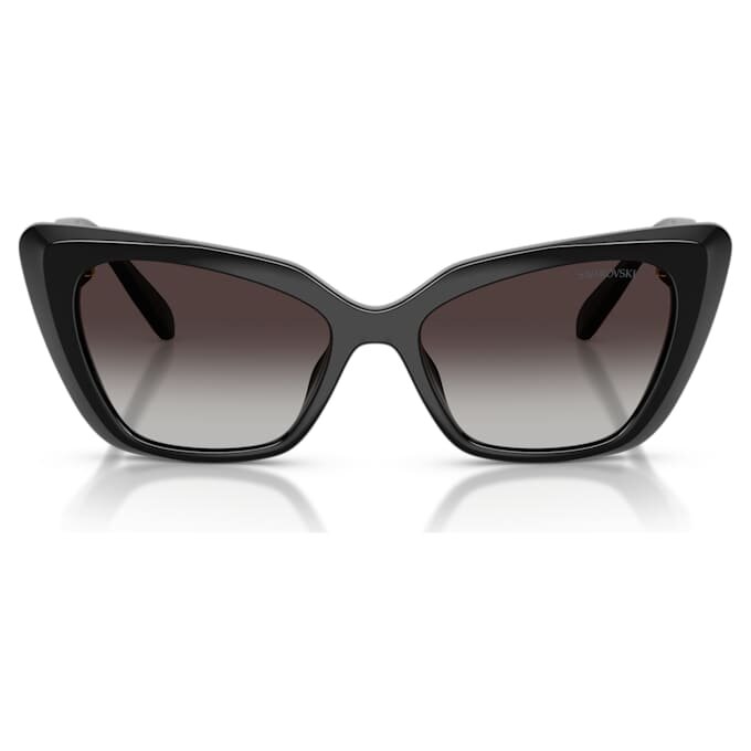Lunettes de soleil de forme « œil de chat », Sk6047, noires Lunettes de soleil de forme « œil de chat », Sk6047, noires