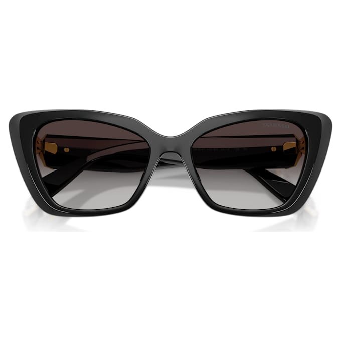 Lunettes de soleil de forme « œil de chat », Sk6047, noires Lunettes de soleil de forme « œil de chat », Sk6047, noires