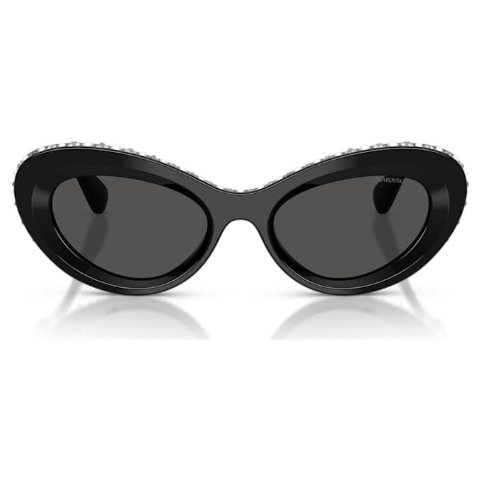 Lunettes de soleil de forme « œil de chat », Sk6061U, noires Lunettes de soleil de forme « œil de chat », Sk6061U, noires