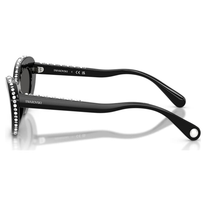 Lunettes de soleil de forme « œil de chat », Sk6061U, noires Lunettes de soleil de forme « œil de chat », Sk6061U, noires