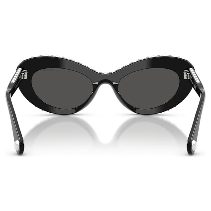 Lunettes de soleil de forme « œil de chat », Sk6061U, noires Lunettes de soleil de forme « œil de chat », Sk6061U, noires
