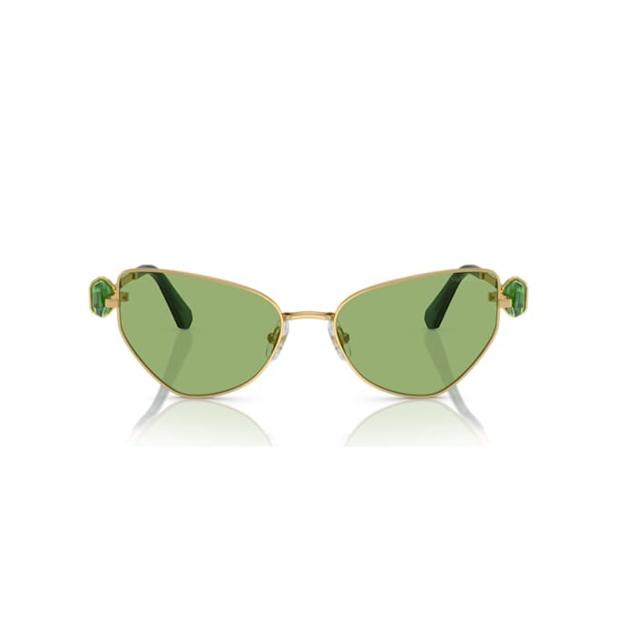 Lunettes de soleil de forme « œil de chat », Sk7003, vertes Lunettes de soleil de forme « œil de chat », Sk7003, vertes