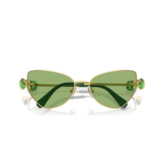 Lunettes de soleil de forme « œil de chat », Sk7003, vertes Lunettes de soleil de forme « œil de chat », Sk7003, vertes