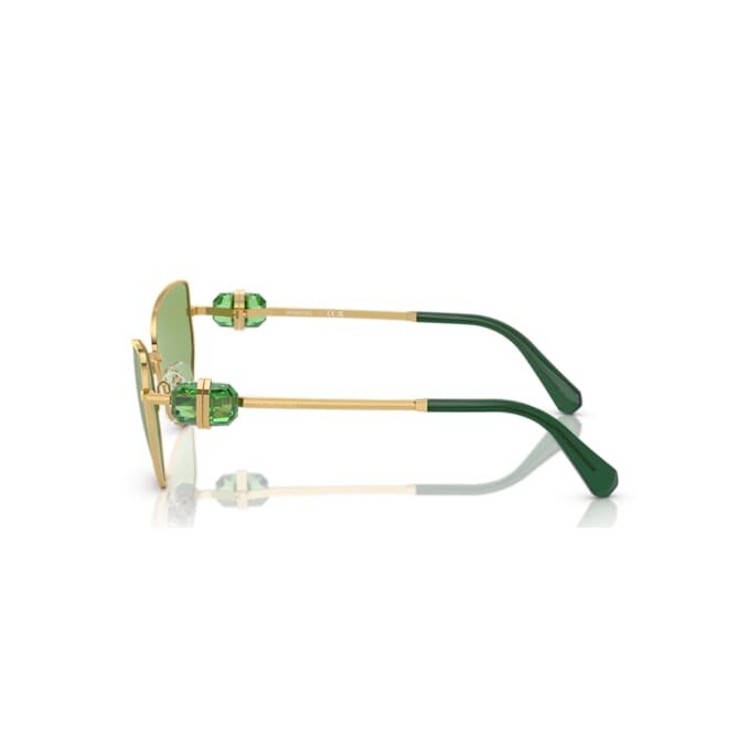 Lunettes de soleil de forme « œil de chat », Sk7003, vertes Lunettes de soleil de forme « œil de chat », Sk7003, vertes