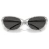 Lunettes de soleil de forme « œil de chat », Sk7025, ton argenté Lunettes de soleil de forme « œil de chat », Sk7025, ton argenté