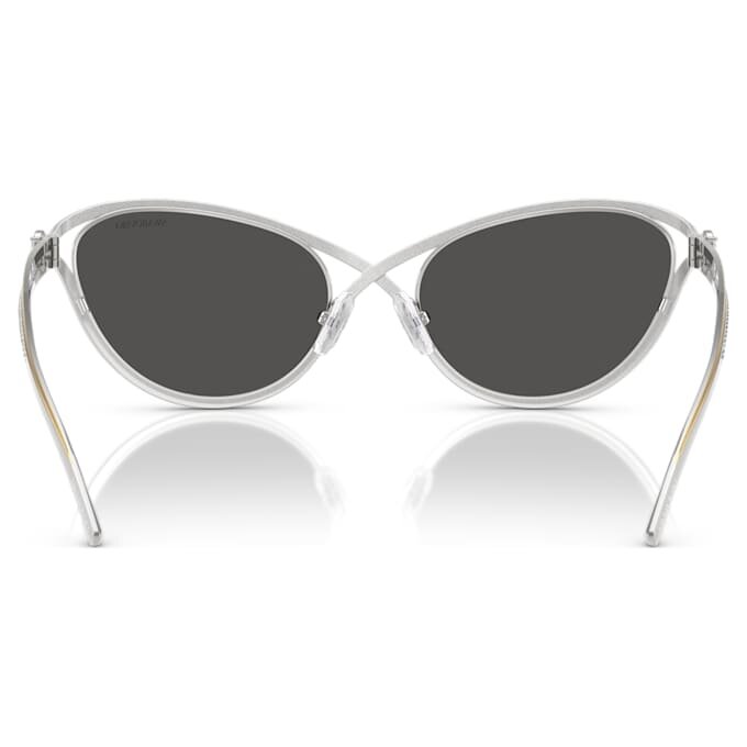 Lunettes de soleil de forme « œil de chat », Sk7025, ton argenté Lunettes de soleil de forme « œil de chat », Sk7025, ton argenté